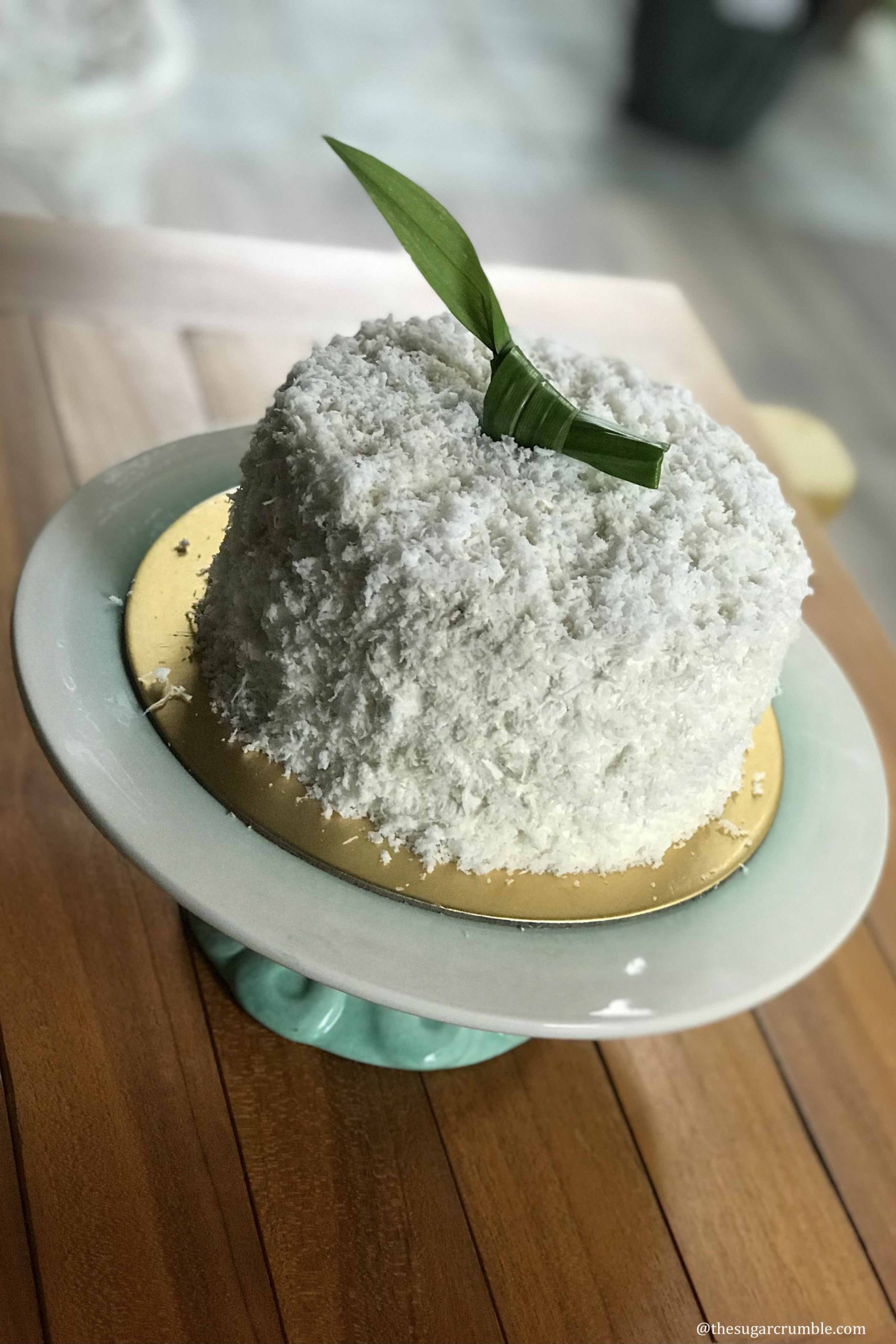 Putu Piring Cake - thesugarcrumble: a family food blog adventure!