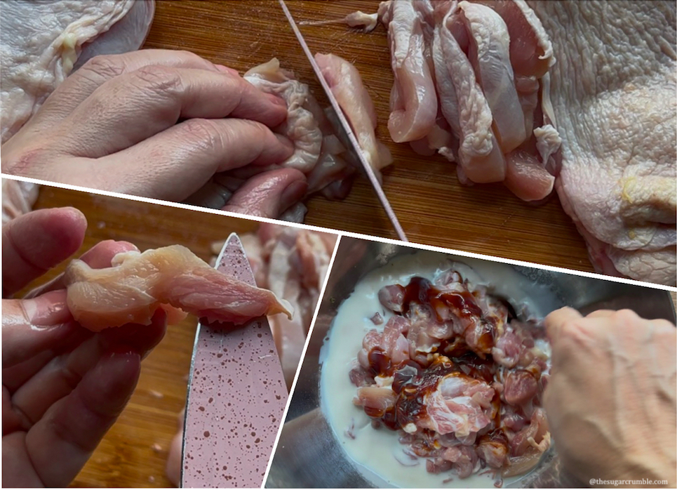 Chicken Pancake Step 1